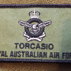 RAAF Crest Name Patch