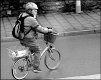 Older man on small wheeled bicycle Sidmouth A65 DSC03398.JPG