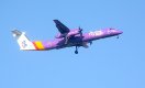 Flybe Dash 8 aircraft leaving Exeter Airport IMG_3642.JPG