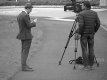 Reporter with cameraman Exeter E-PL5 P6050018.JPG