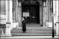 Lawyer in wig and gown on steps of Royal Courts London Leica M3 05.JPG