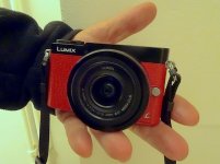 Red Panasonic GM5 in hand HX90 DSC00500.JPG