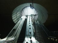 Escaltors at Canary Wharf underground station FX55 1010875.JPG