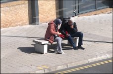 Couple on bench Cheeke Sreet Exeter GX7 P1140691.JPG