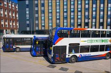 Bus parking area new Exeter bus station GX7 P1140690.JPG