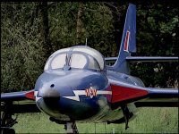 Hawker Hunter trainer at Yorkshire Air Museum G9 P1012325.jpg