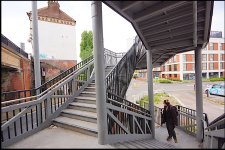 Pedestrian steps from Western Way to Bridge Street Exeter A65 DSC03686.JPG