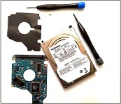 Dismantling broken disk drive HX90 DSC00100.JPG
