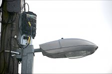 Street light on power pole Tamron 500mm D600 4974.JPG