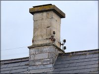 Chimney and telephone wires Livery Dole Almshouses Exeter FZ82 P1010284.JPG