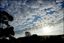 Sidmouth evening sun and clouds A65 DSC00539.JPG