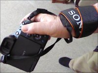 Sony canera neck strap wrapped around wrist TZ70 P1030844.JPG