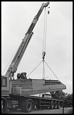 Unloading dredging pontoon from flatbed Canon F1 Ilford Film 1996-13_ 03.jpg