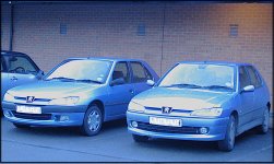 Two Peugeot 306 Angle.JPG