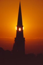Sunset at Wentworth Church.JPG