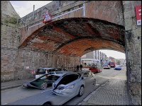 Cars passing under railway bridge Cowick Street Exeter GM5 _1050041.jpg Cars passing under railway bridge Cowick Street Exeter GM5 _1050041.jpg