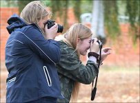 Girls photographing P1011478.JPG