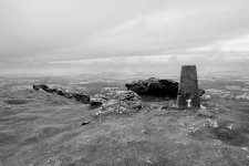102 Sourton Tors Trig Point 02 B&W-1002422 PS Adj Upload.jpg