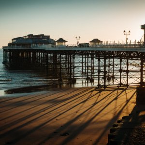 Cromer pier at sunrise