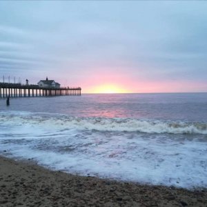 Sunrise Suffolk Pier