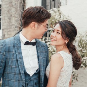 Bride and groom portraits