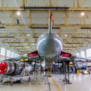 Vulcan XH558 - engines out