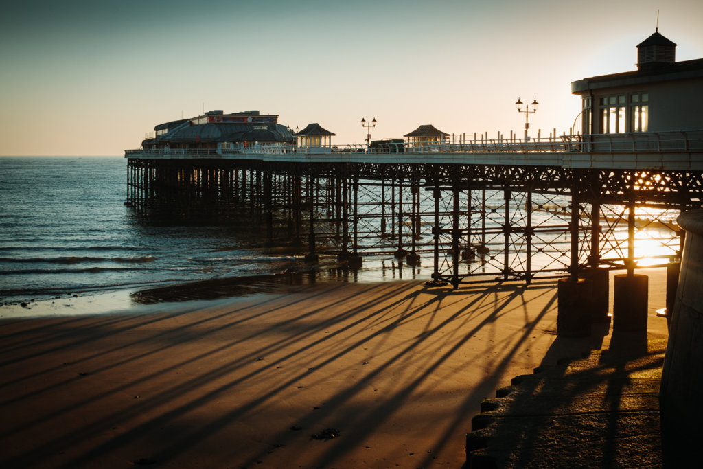 Cromer pier at sunrise