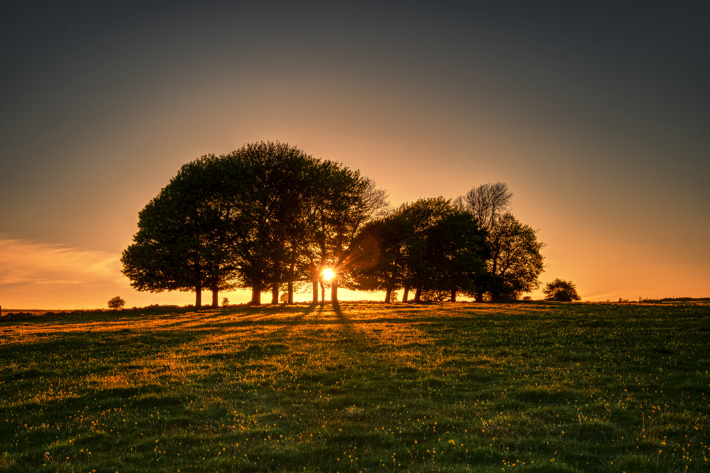 Sun Setting on Middleton Moor