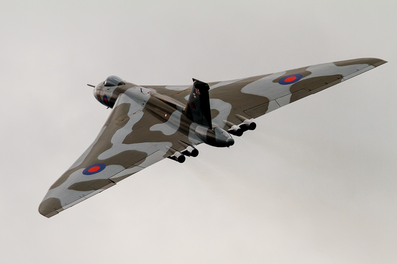 XH558 in flight