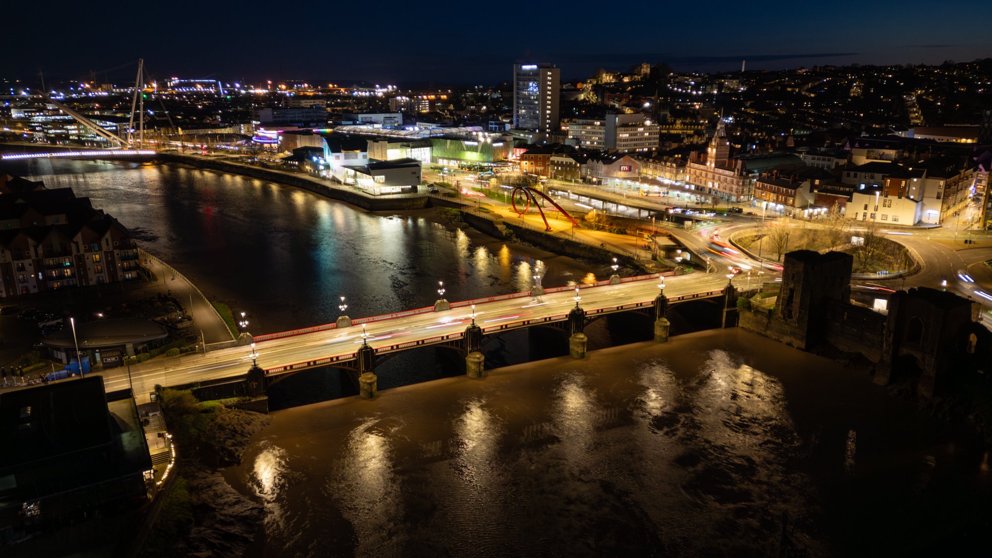 Aerial+view+of+newport+bridge+at+night+looking+south+following+heritage+lighting+upgrade+in+2024+by+andrew+hatfield+DJI_0083+NR.jpg